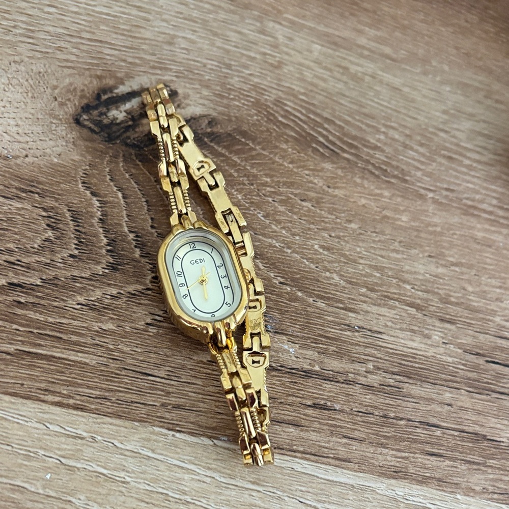 Gold-Tone Women's Bracelet Watch